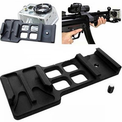 LCtech TM Cantilever Picatinny Weaver Gun Rail Side Mount for GoPro Hero 4/3+/3/2/1 Camera Mount - $12.59 + Free Shipping (Free S/H over $25)