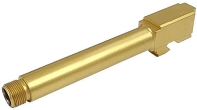 DMA Inc. Threaded Match Barrel for Gen 1-4 Glock 17 Pistols 1/2x28 GOLD - $84.99 