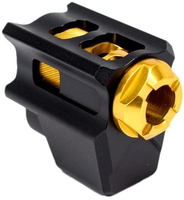 Tyrant Designs Gen 5 T-Comp Compensator for Glock 19 Pistols GOLD - $59.99