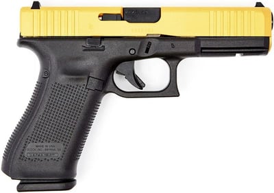 Glock 17 Gen 5 9mm 4.49" barrel 17 Rnds Gold Slide - $569 