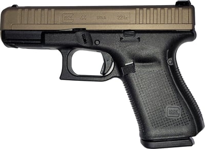 Skydas Gear Glock 44 Black / Bronze .22 LR 4.02" Barrel 10-Rounds - $385.99 ($9.99 S/H on Firearms / $12.99 Flat Rate S/H on ammo)