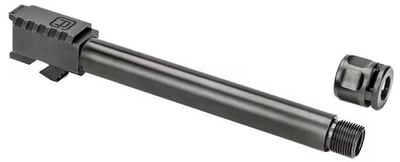 Backorder - Griffin Armament ATM Barrel for Glock 34 Gen 5 9mm Luger 1/2"-28 Threaded with Micro Carry Compensator Stainless Steel Nitride - $186 (Free Shipping on $100+ Orders)