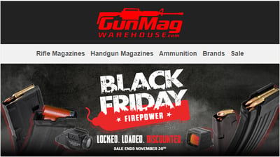 Black Friday! @GunMagWarehouse  