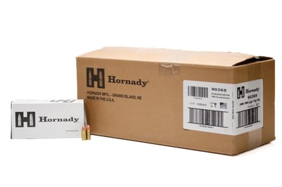 Hornady 9mm 115gr FMJ TAP Handgun Training Trade Ammo 1000 Round Case (Minor Cosmetic Blemish) 90269 TRADE CS