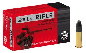 GECO Rifle Ammunition .22 LR Target 40 Grain LDRN 1083 fps 50 Rounds