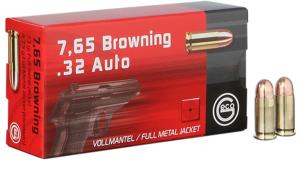 GECO .32 ACP Ammunition 73 Grain FMJ 900 fps 50 Rounds
