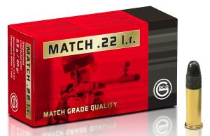 GECO Match Ammunition .22 LR 40 Grain LRN 10803 fps 50 Rounds