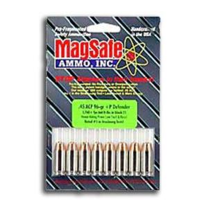 MagSafe Ammo Defender .45 ACP +P 96 Grain HP 1660 fps 10 Rd./Box