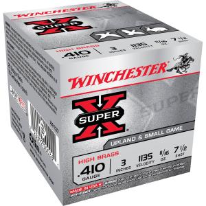 Winchester Super-X High Brass Game Loads, .410 Bore, 3", 1 1/16 oz., 25 Rounds 0020892000261