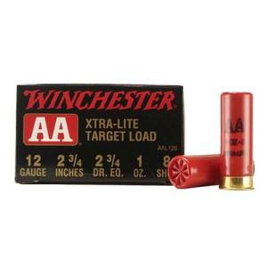 Winchester Aa Xtra-Lite Target Load 12 Gauge Shotgun Ammo - 12 Gauge 2-3/4" 1 Oz #8 Shot 25/Box 0020892004535