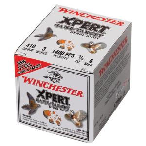 Winchester Super-X Game & Target Ammo 410 Bore 3" 3/8 Oz #6 Shot - 410 Bore 3" 3/8 Oz #6 Shot 25/Box 0020892019225