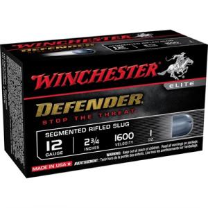 Winchester S12PDX1S Pdx1 Defender 12Ga 2. 75 inch 1Oz Slug Segmenting Slug 10 100 0020892020801