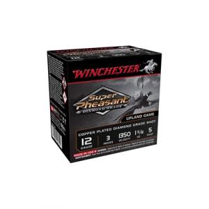 Winchester Super Pheasant Diamond Grade 12 Gauge 1.625 oz 3in Size 5 Centerfire Shotgun Ammo 25 Rounds SPDG1235 0020892027145