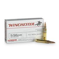 Winchester White Box, 5.56x45mm NATO, FMJ, 55 Grain, 20 Rounds 0020892201880