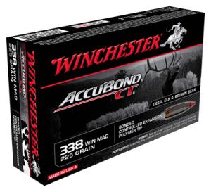 Winchester Expedition Big Game 338 Winchester Magnum Ammo - 338 Winchester Magnum 225gr Accubond Ct 20/Box 0020892214484