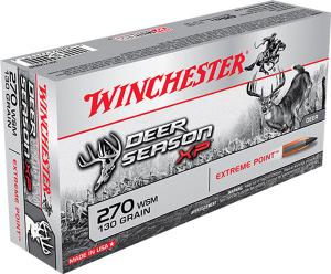 Winchester Deer Season XP, .270 WSM, Polymer-Tipped Extreme Point, 130 Grain, 20 Rounds 0020892221512