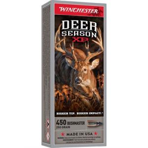 Winchester Deer Season XP, .450 Bushmaster, Polymer-Tipped Extreme Point, 250 Grain, 20 Rounds 0020892224520