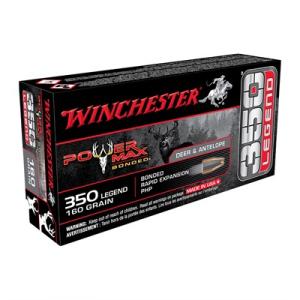 Winchester Power Max Bonded 350 Legend Ammo - 350 Legend 160gr Bonded Rapid Exp Protected Hp 20/Box 0020892226302