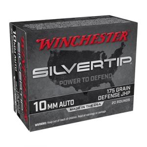 Winchester Silvertip 10mm Ammo 175 Grain Jacketed Hollow Point 200 Rounds 