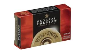 Federal Vital-Shok Ammo 12 Gauge 2-3/4" #00 Shot - 12 Gauge 2-3/4" 12 Pellets #0 Shot 5/Box 0029465001193