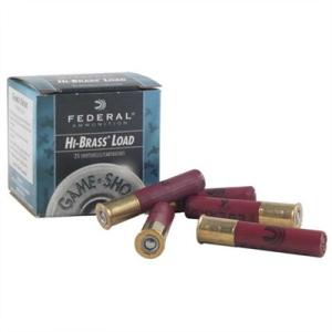 Federal Cartridge H2045 20 Gauge Shotshells - Lead Hi-Brass 2.75 in. 2.75 Dram, 5 Shot 0029465006501