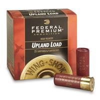 Federal Wing-Shok Ammo 12 Gauge 2-3/4" 1-1/4 Oz #4 Shot - 12 Gauge 2-3/4" 1-1/4 Oz #4 Shot 25/Box 0029465020026