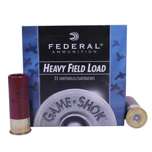 Federal, Game-Shok Heavy Field, 12 Gauge, 2 3/4", 1 1/4 oz. Shotshell, 25 Rounds 0029465022723