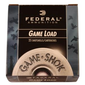 Federal Game Load, 12 Gauge, 2 3/4", 1 oz., Shot Shells, 25 rounds 0029465025779