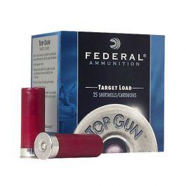 Federal Top Gun Ammo 12 Gauge 2-3/4" 1 Oz #7.5 Shot - 12 Gauge 2-3/4" 1oz #7.5 1250 Fps 25/Box 0029465026127