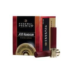 Federal Premium Personal Defense Ammunition 410 Bore 2-1/2" 000 Buckshot 4 Pellets Box of 20 0029465027117