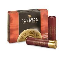 Federal Premium Vital-Shok Ammunition 12 Gauge 3-1/2" Buffered 00 Copper Plated Buckshot 18 Pellets Box of 5 0029465028350