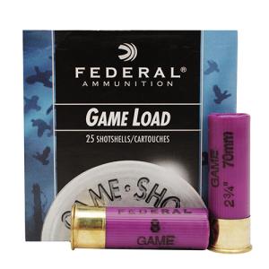 Federal Cartridge H1608 2.75 in. 16 Gauge Game Load 8 Shot Shells - Pack of 25 0029465050887