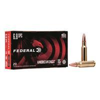 Federal American Eagle 6.8 Remington SPC Ammo, FMJ, 115 Grain, 20 Rounds 0029465064051