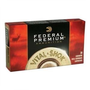 Federal Vital-Shok Ammo 338 Win Mag 210gr Nosler Partition - 338 Winchester Magnum 210gr Nosler Partition 20/Box
