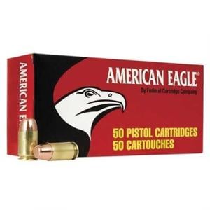 Federal Premium American Eagle Handgun 327 Federal Magnum 100 Grain Full Metal Jacket Brass Cased Centerfire Pistol Ammunition 50 Rounds AE327
