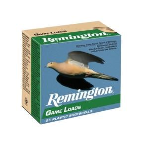 Remington Game Load 20 Gauge Shot Shells - 20 Gauge 2-3/4" 7/8 Oz #8 Shot 25/Box 0047700040400