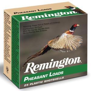 Remington Pheasant Ammo 12 Gauge 2-3/4" 1-1/4 Oz #4 Shot - 12 Gauge 2-3/4" 1-1/4 Oz #4 Shot 25/Box 0047700040509