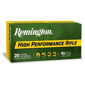 Remington High Performance Rifle .222 50 Grain Pointed Soft Point Centerfire Rifle Ammo 20 Rounds 21303 0047700050409