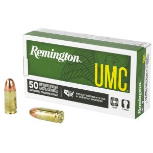 Remington Umc 9mm Luger Ammo - 9mm Luger 115gr Full Metal Jacket 50/Box