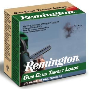 Remington Gun Club Target Ammo 12 Gauge 2-3/4" 1-1/8 Oz #8 Shot - 12 Gauge 2-3/4" 1-1/8 Oz #8 Shot 25/Box (Gc128) 0047700301600
