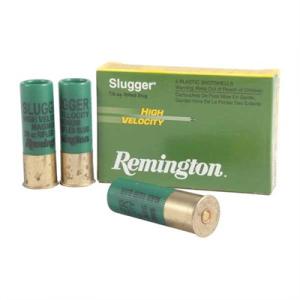 Remington Sabot Slugger Hv Ammo 12 Gauge 3" 7/8 Oz Rifled Slug - 12 Gauge 3" 7/8 Oz Rifled Slug 5/Box 0047700327303