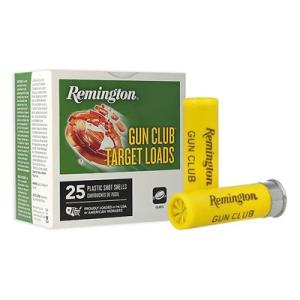 Remington Gun Club Target Ammo 20 Gauge 2-3/4" 7/8 Oz #7.5 Shot - 20 Gauge 2-3/4" 7/8 Oz #7.5 Shot 25/Box (Gc207) 0047700348407