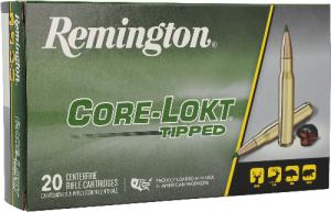 Remington Ammunition Core-Lokt Tipped 243 Win 95 gr 3140 fps 29015 Single Box - 20 Rounds