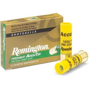 Remington Premier Accutip Ammo 20 Gauge 3" 260gr Sabot Slug - 20 Gauge 3" 260 Gr Sabot Slug 5/Box