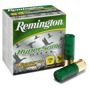 Remington Hypersonic Ammo 12 Gauge 3" 1-1/8 Oz #2 Steel Shot - 12 Gauge 3" 1-1/8 Oz #2 Steel Shot 25/Box 0047700509808