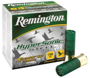 Remington Hypersonic Ammo 12 Gauge 3" 1-1/4 Oz #bb Steel Shot - 12 Gauge 3" 1-1/4 Oz #bb Steel Shot 25/Box 0047700510002