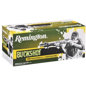 Remington Express Buckshot 12 Gauge 9 Pellet 2.75in #00 Buck Centerfire Shotgun Buckshot Ammo 100 Rounds 20413