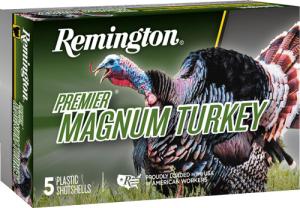 Remington Premier Magnum Turkey 12 Gauge Ammo - 12 Gauge 3" 2oz #5 5/Box 0047700528601