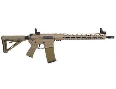 Palmetto State Armory Custom 16" Nitride Mid-Length 15" V2 Slant MLOK Handguard MOE Rifle w/ MBUS