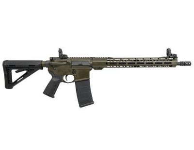 Palmetto State Armory Custom 16" Nitride Mid-Length 15" V2 Slant MLOK MOE Rifle  w/ MBUS